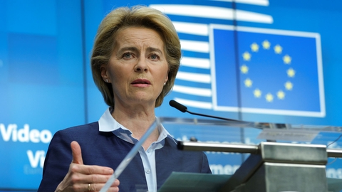 EU-Kommissionens formand Ursula von der Leyen. (Foto: Pool/Reuters/Ritzau Scanpix)