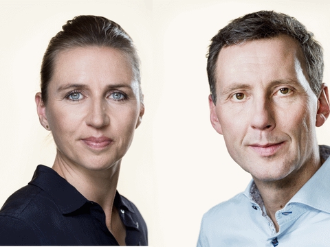 Folketingets pressefotos af Mette Frederiksen og Nick Hækkerup